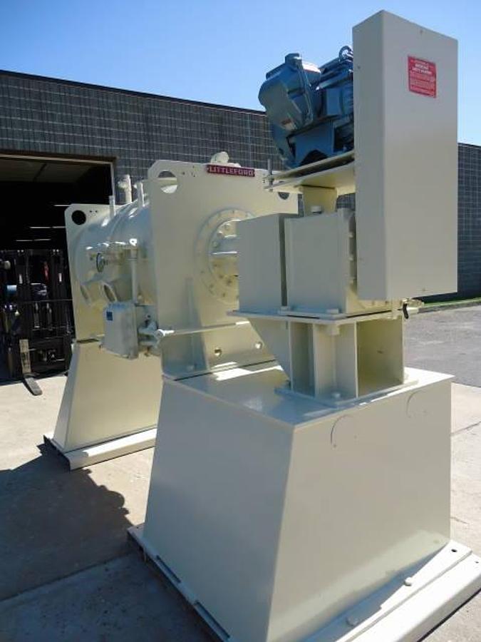 Used Littleford Fkm-1200-E Stainless Plow Mixer, 75 Psi Jacket