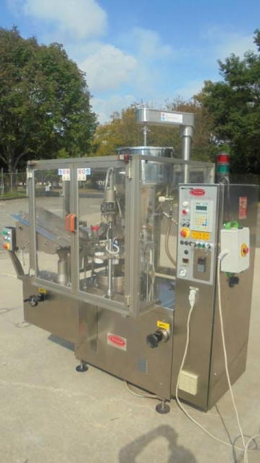 Used TGM Hot Air Automatic Plastic Tube Filling & Sealing Machine