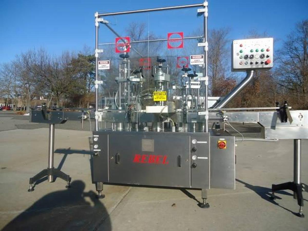 Used Capmatic Rebel Monoblock Vial Packaging Machine, 120 Pm