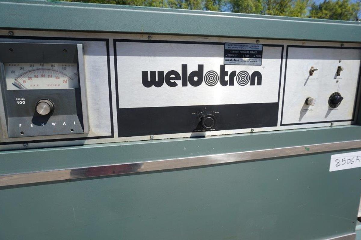 Used Weldotron Conveyorized Shrink Tunnel, 22 Inch X 9 Inch Opening