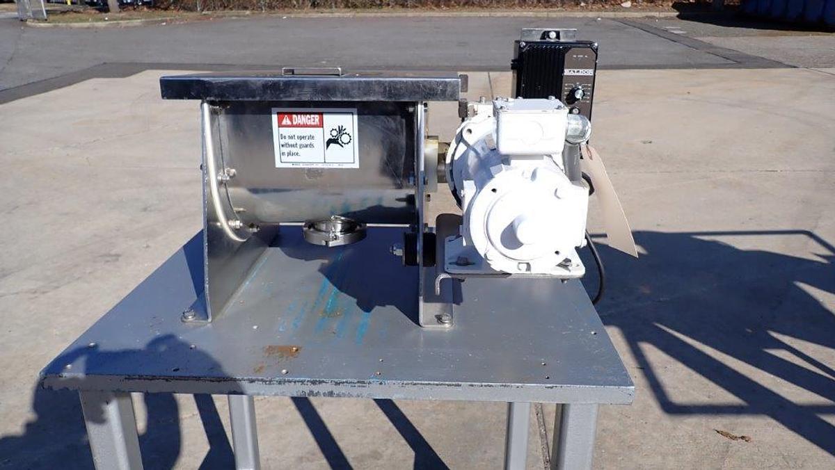 Used Anderson Dahlen Lab/Pilot Plant SS Double Ribbon Blender