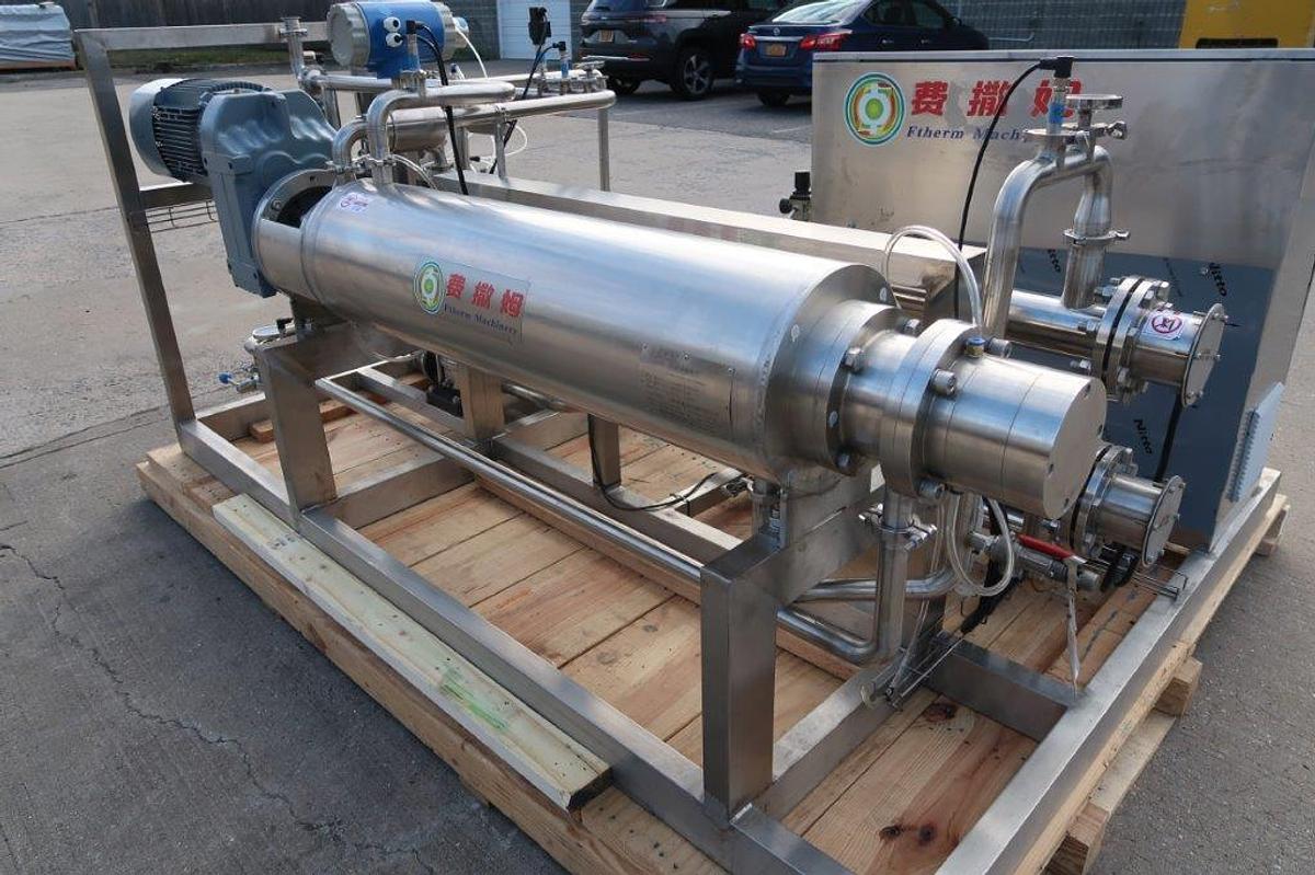 Used Ftherm X130-1200 Scrape Surface Heat Exchanger, 316L SS