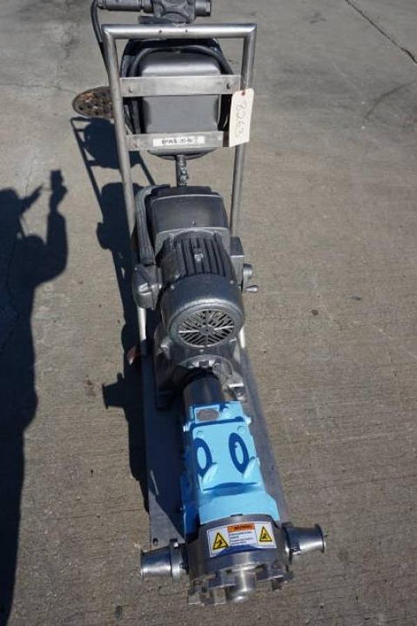 Used Waukesha Size 60 Stainless Steel Positive Displacement Pump, Variable Speed, Explosion Proof