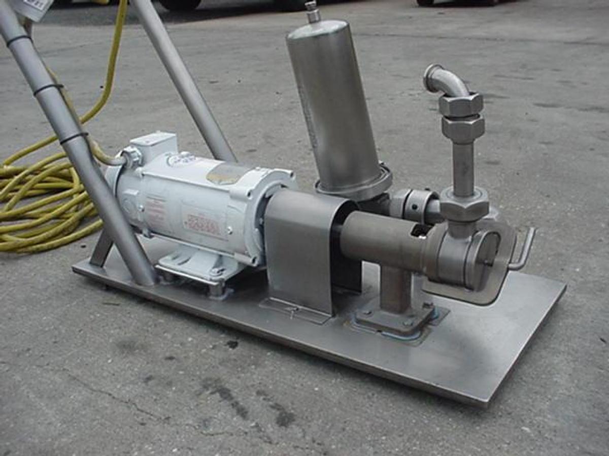 Used Jabsco “Pureflo” Ss Rotary Pump, Variable Speed