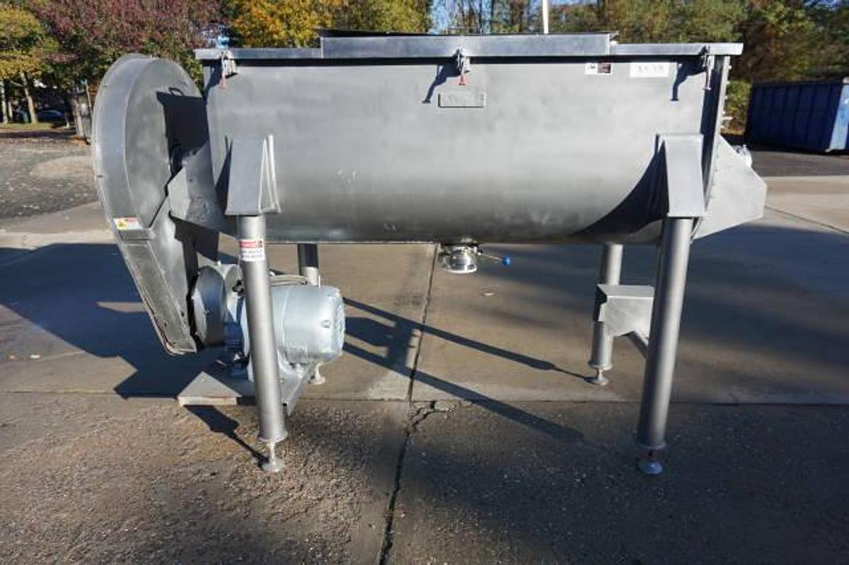 Used 36 Cu. Ft. Double Ribbon Blender, 10 HP Gearmotor