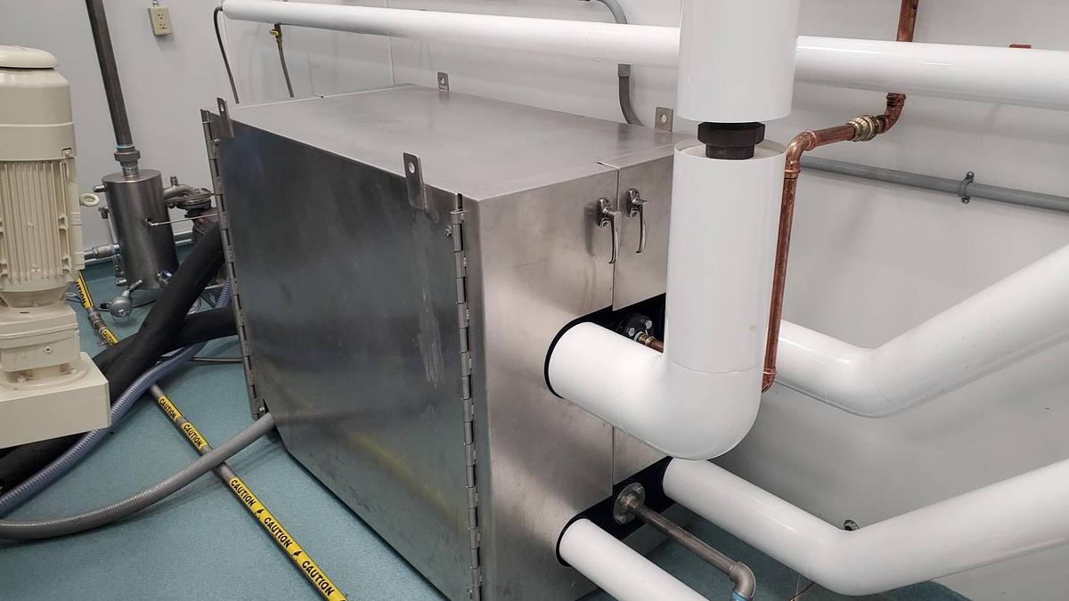 Used IKA 2,000 Liter SS Vacuum Mix Vessel, Scraper and Homogenizing