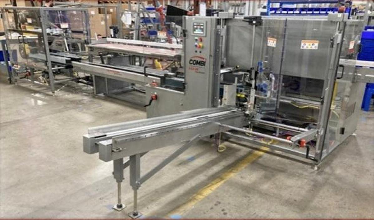 Used Combi Packaging Systems Case Erector and Sealer