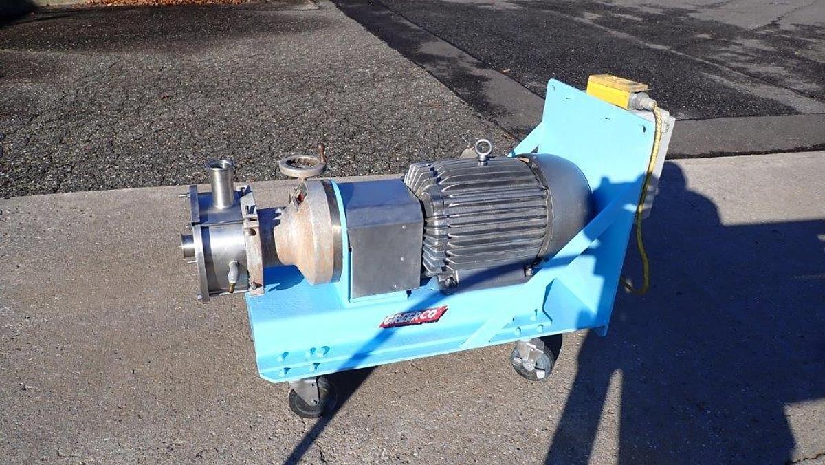 Used Greerco W750 Stainless Colloid Mill, 20HP, XP