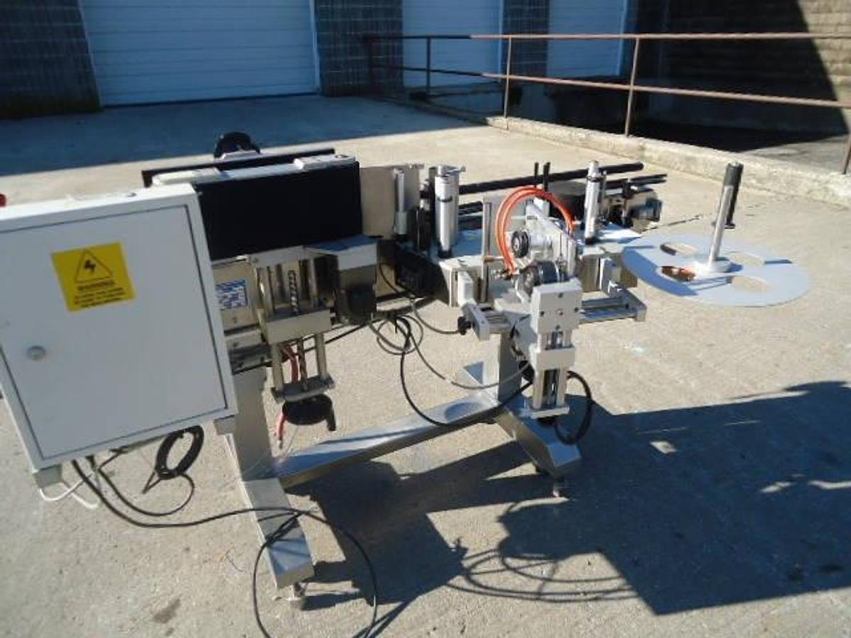 Used Accutek Spot/Wrap Around Pressure Sensitive Labeler With Coder