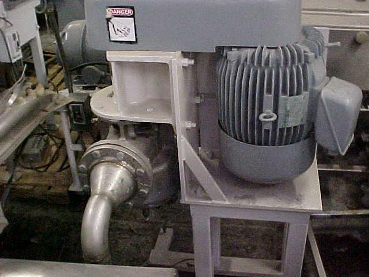 Used Rietz/Bepex Ss Inline Disintegrator, 25hp