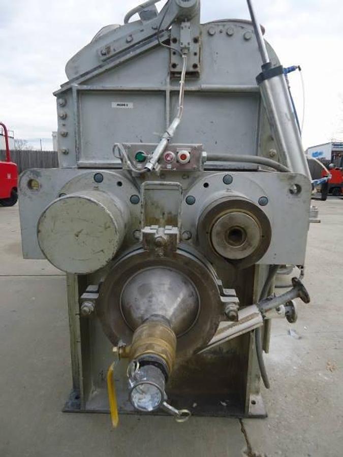 Used Amk 120 Gallon Double Sigma Arm Mixer-Extruder, Jacketed