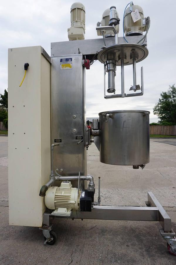 Used Fryma VME-20 316L SS Homogenizing/De-Aeration Mixer