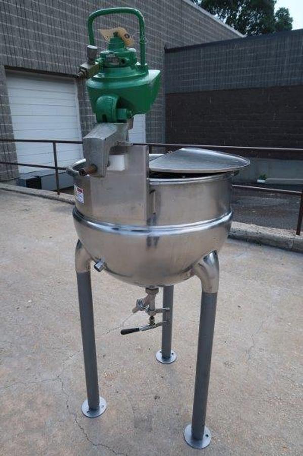 Used 30 Gallon Hamilton SS Kettle, 40PSI Jacket