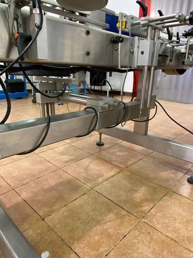Used Quadrel “Moduline” Automatic Pressure Sensitive Wraparound Labeler