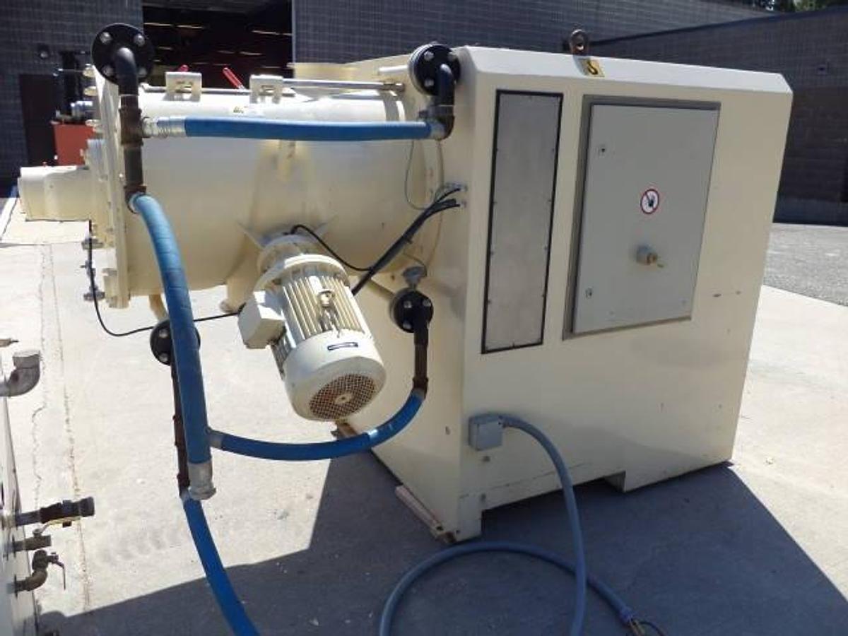 Used Littleford/Lodige FM300 Liter Stainless Steel Jacketed Plow Mixer With Chopper