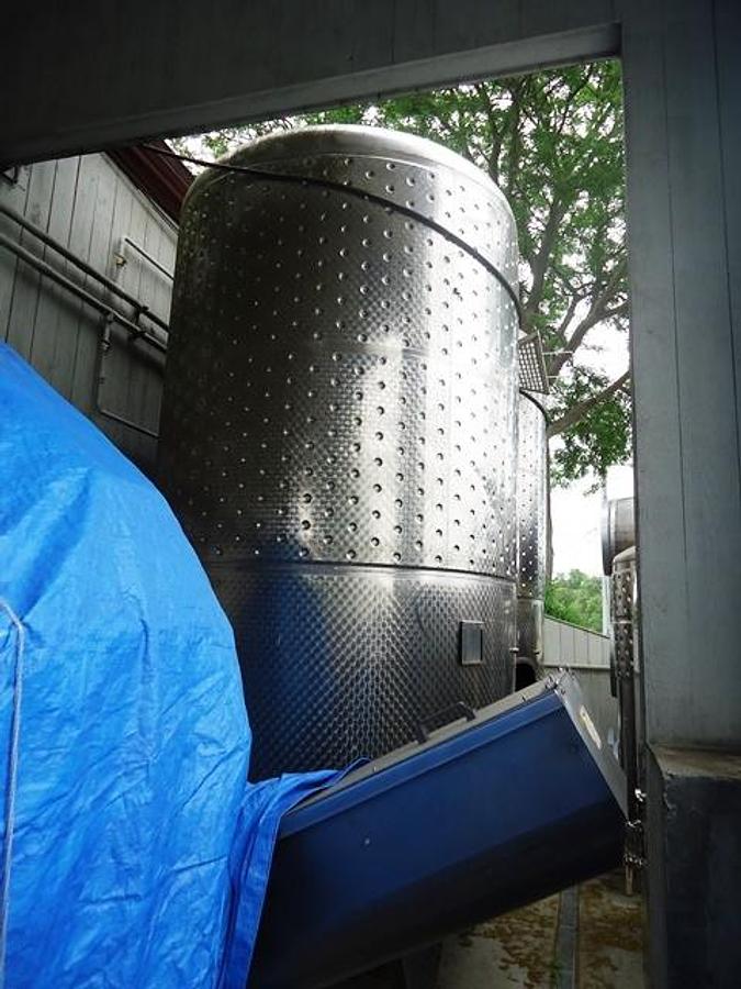 Used 2,700 Gallon Stainless Steel Dimpled Jacketed Closed Vertical Tank