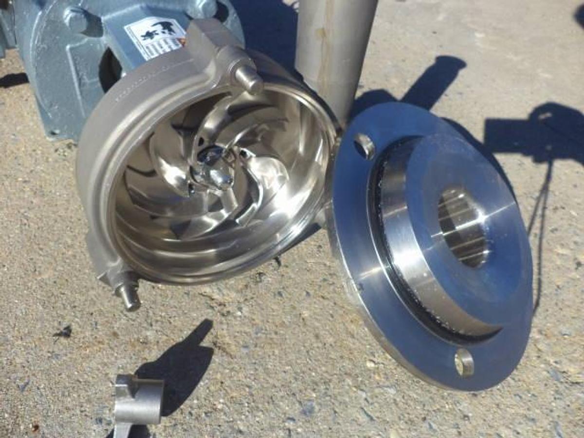 Used Fristam 2-1/2 In. X 2 In. Stainless Steel Sanitary Centrifugal Pump