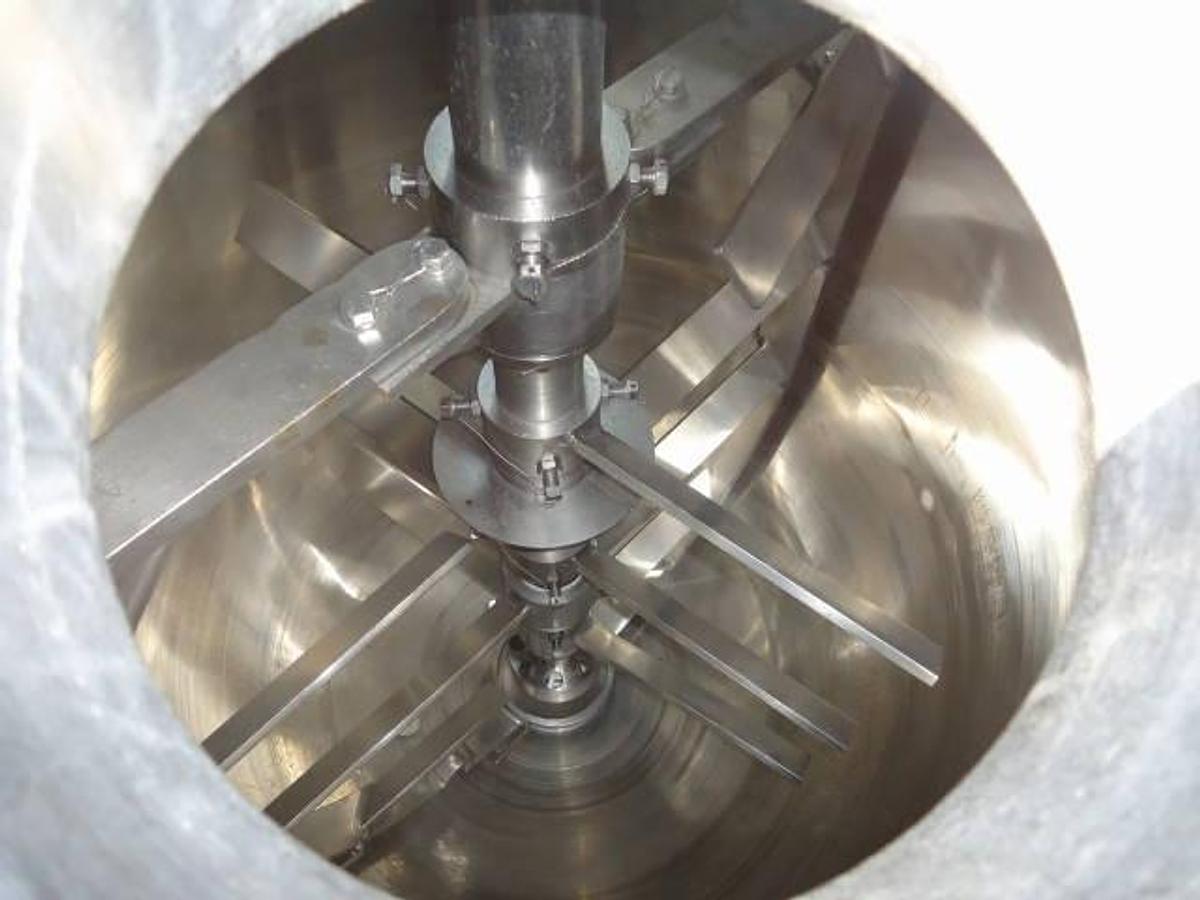 Used 150 Gallon Gifford Wood “Agi-Mixer” Triple Motion Kettle, 316 Stainless Steel