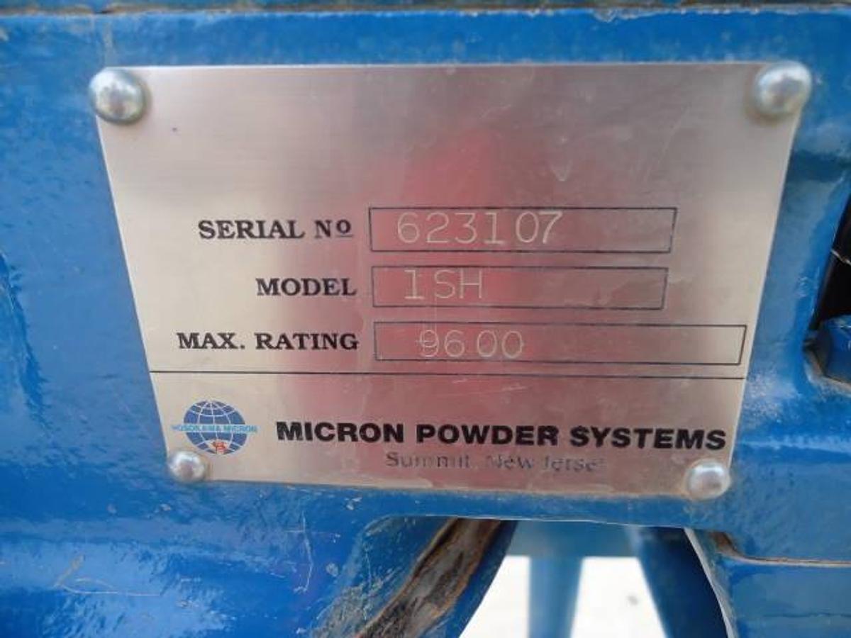 Used Mikro 1sh Hammermill/Pulverizer, Explosion Proof