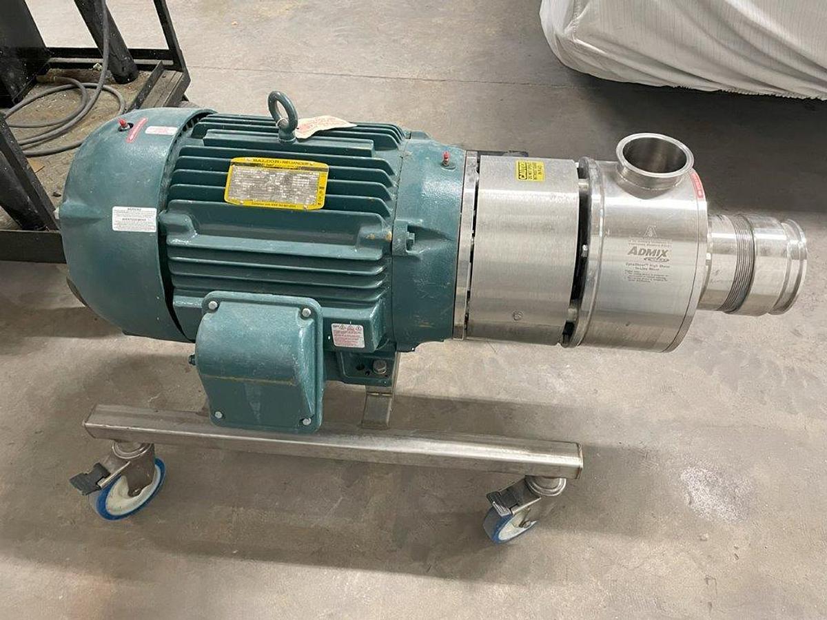 Used Admix DynaShear 40HP Inline Mixer, 3A