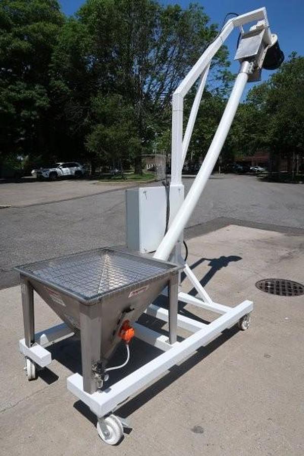 Used Flexicon Flexible Screw Conveyor, Portable