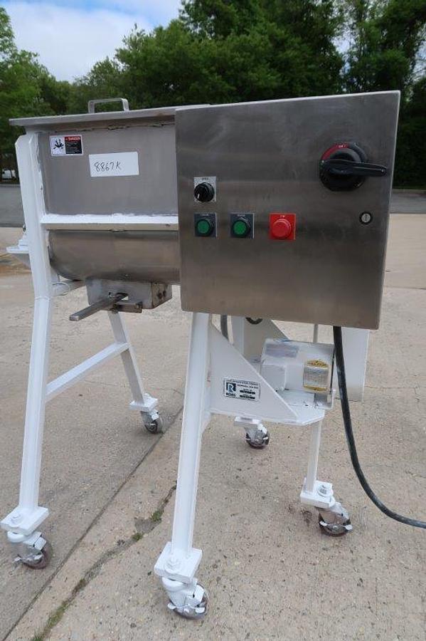 Used Ross 1 Cu. Ft. Stainless Double Ribbon Blender, Portable