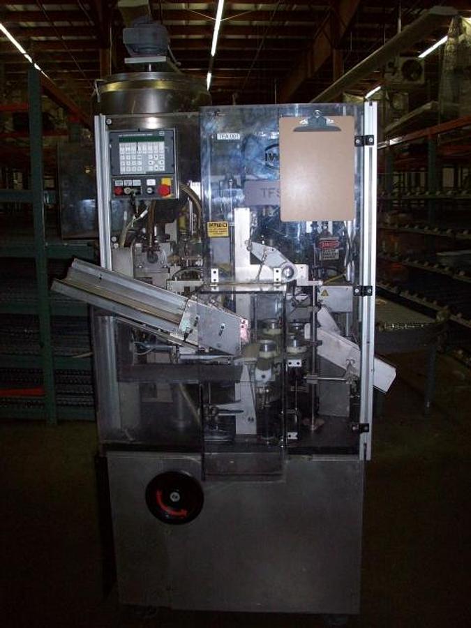 Used IWKA TFS-10 Hot Air Tube Filler/Sealer