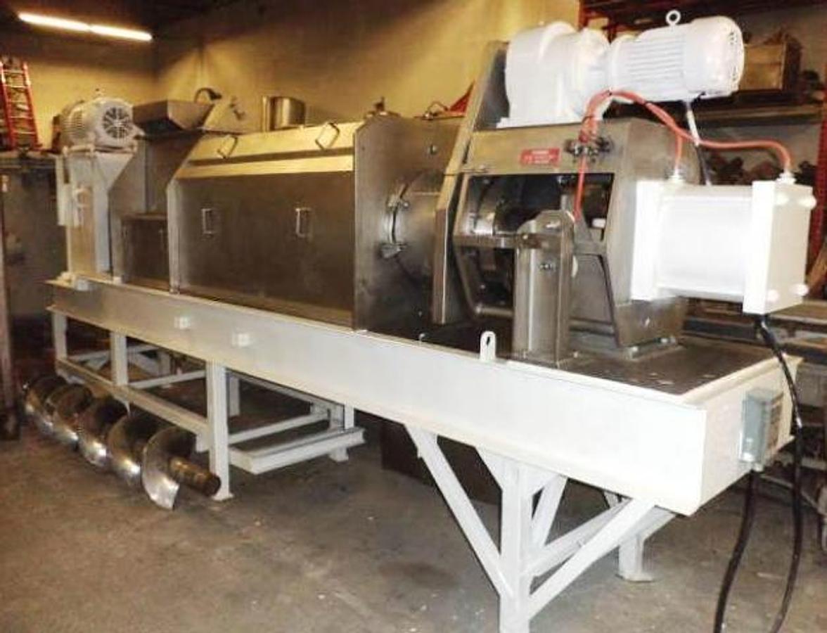 Used Hosokawa Bepex RSP-16-K2 Dewatering Screw Press, Stainless Steel