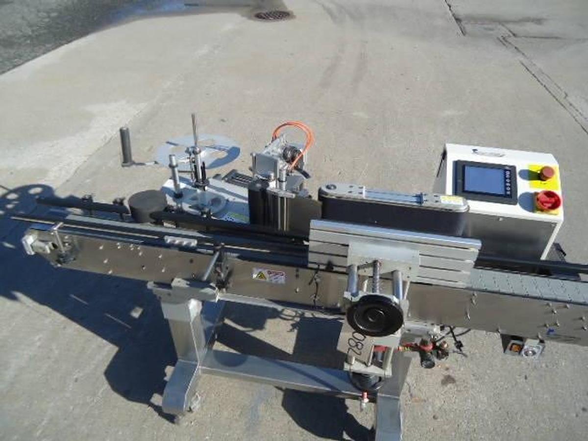 Used Accutek Spot/Wrap Around Pressure Sensitive Labeler With Coder