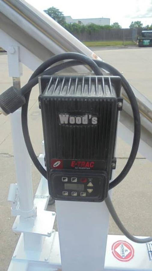 Used S. Howes 4 In. Diameter Stainless Inclined Screw Conveyor/Feeder, Adjustable Height Discharge