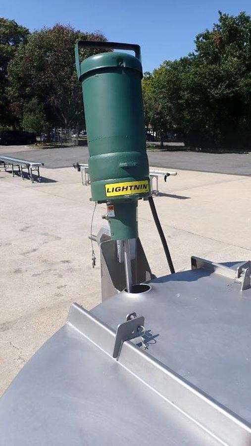 Used 500 Gallon A & B Process SS Dimple Jacketed Mix Tank, 316L
