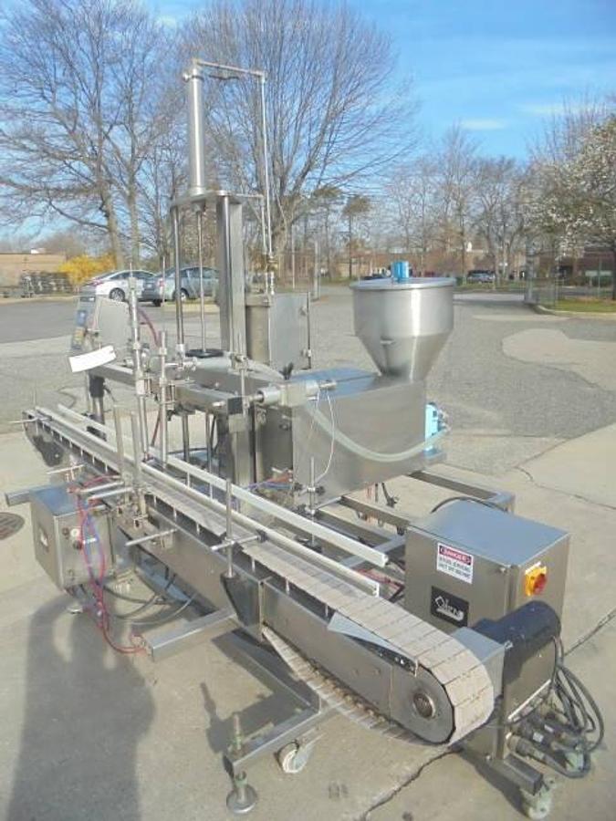 Used Oden GEN-3 Pro/Fill 3000 Dual Head Positive Displacement Filler