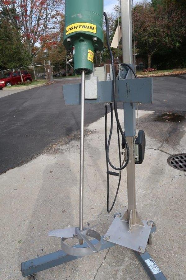 Used Lightnin Variable Speed Clamp-On Mixer, On Portable Stand