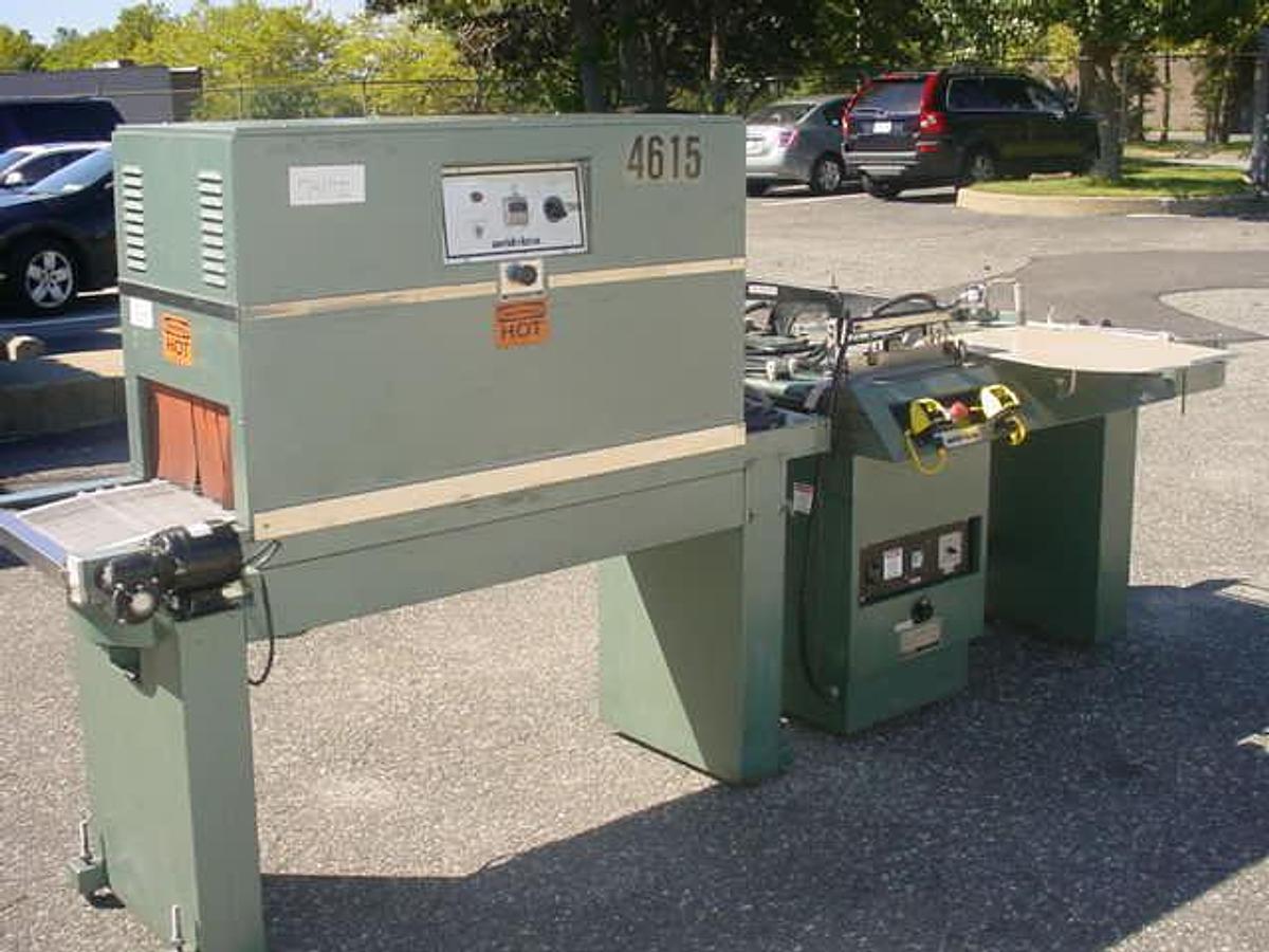 Used Weldotron  “L” Bar Sealer & Shrink Tunnel