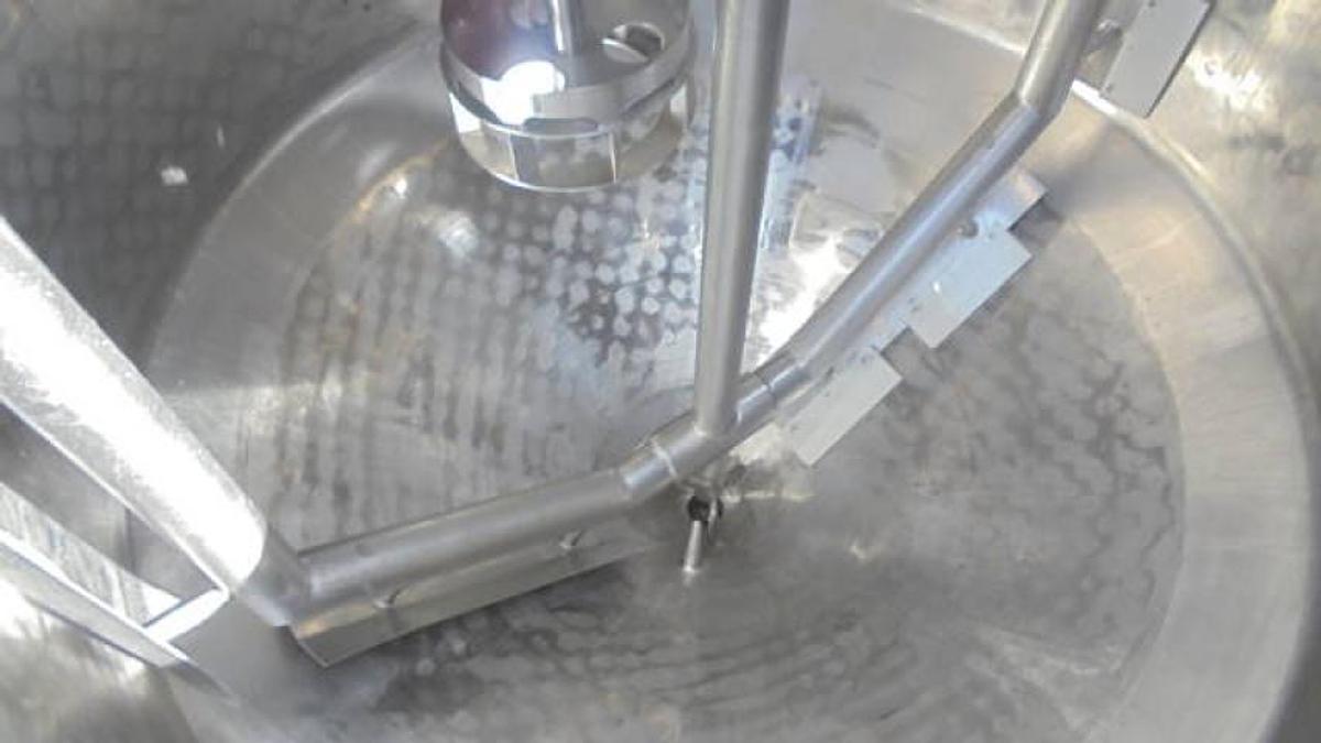 Used 1,000 Gallon Crepaco Jacketed Scraper Agitated Vessel with High Shear Mixing