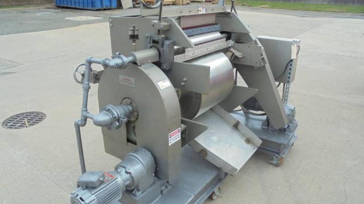 Used Buflovak 24 In. x 24 In. Stainless Drum Flaker