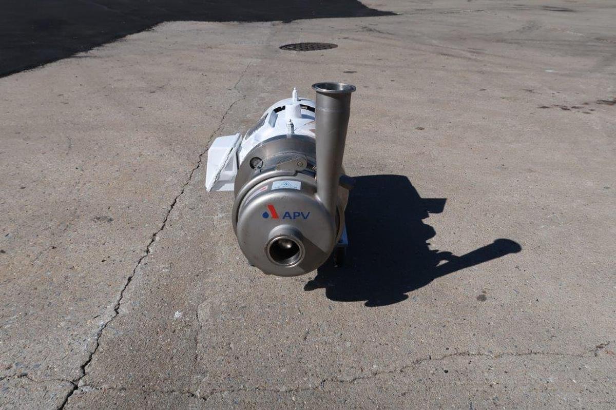 Used APV 2 In. X 2 In. Stainless Steel Sanitary Centrifugal Pump, 3 HP