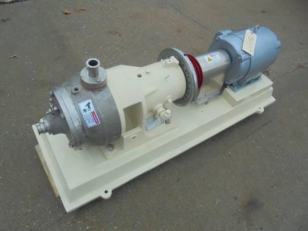 Used Charlotte G30 Stainless Steel Horizontal Colloid Mill, 15HP