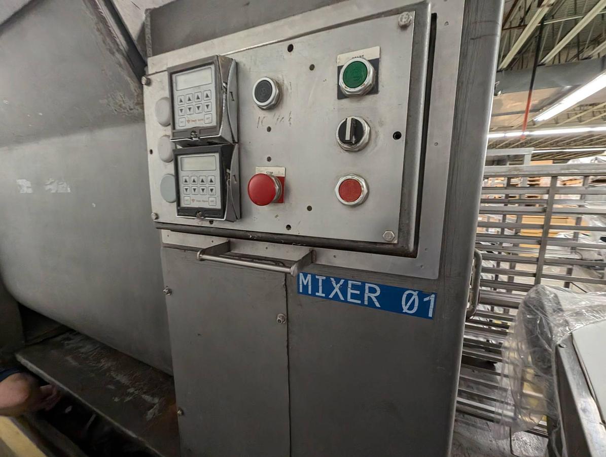 Used Peerless 300 Lb. Stainless Steel Double Sigma Arm Mixer