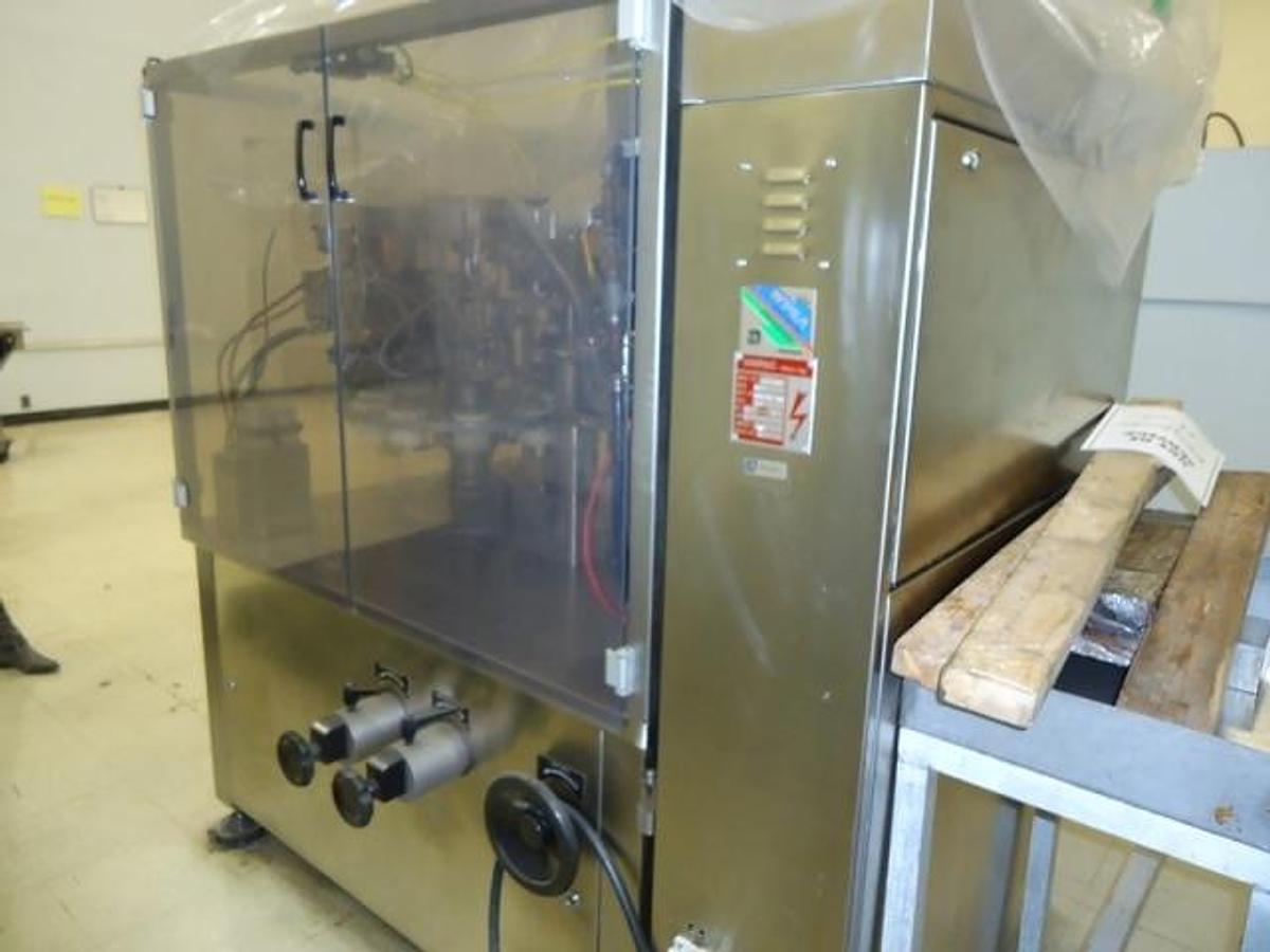 Used Unipac “Silver 100” Automatic Plastic Tube Filler/Sealer, 80 Per Minute