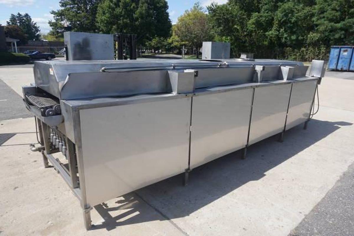 Used Cook King 30 In. W x 18 Ft. Long Continuous Gas Fired Fryer