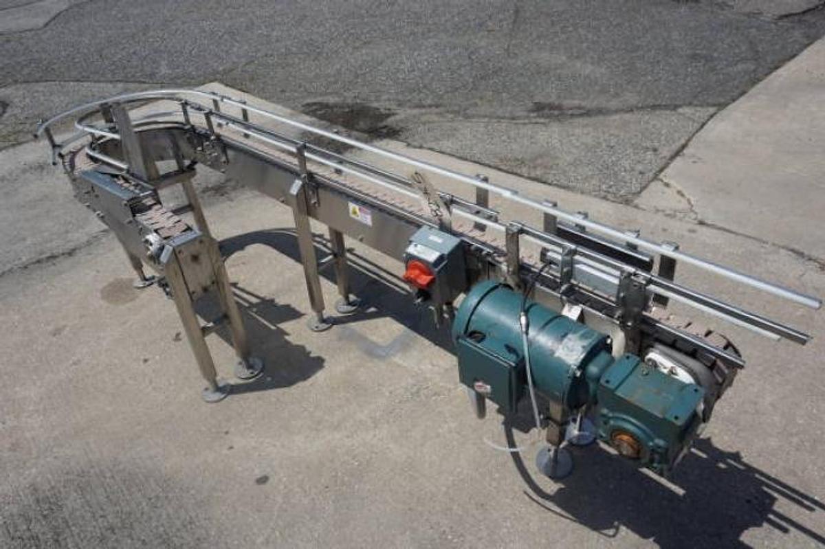 Used “U” Shaped Conveyor, Stainless Steel