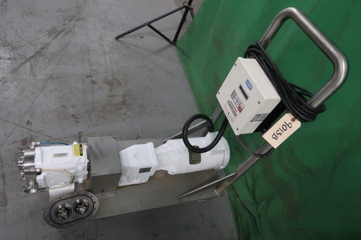 Used Waukesha 015 SS Positive Displacement Pump, Variable Speed