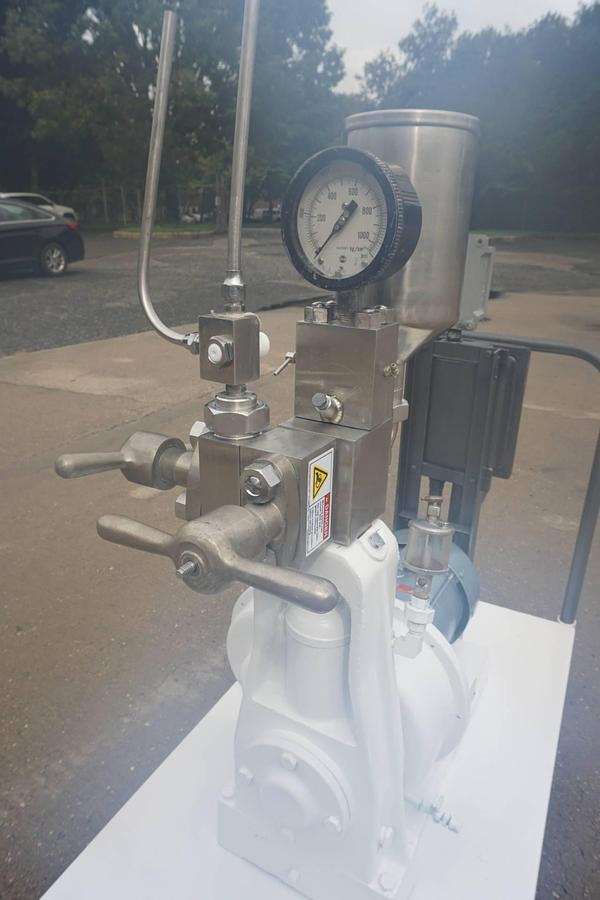 Used Gaulin Two Stage XP Lab Homogenizer, 3HP