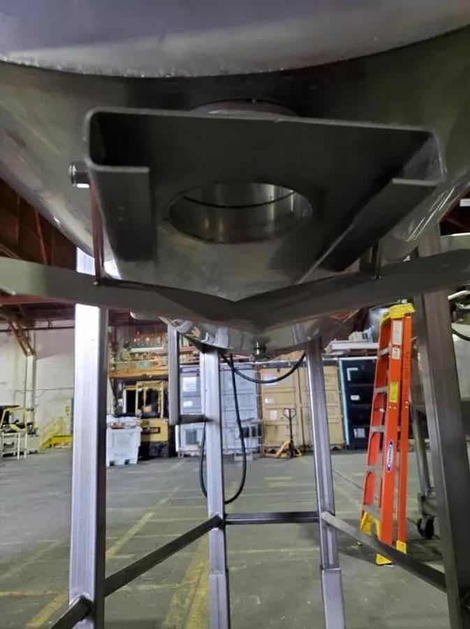 Used Horizontal Stainless Steel Double Ribbon Blender
