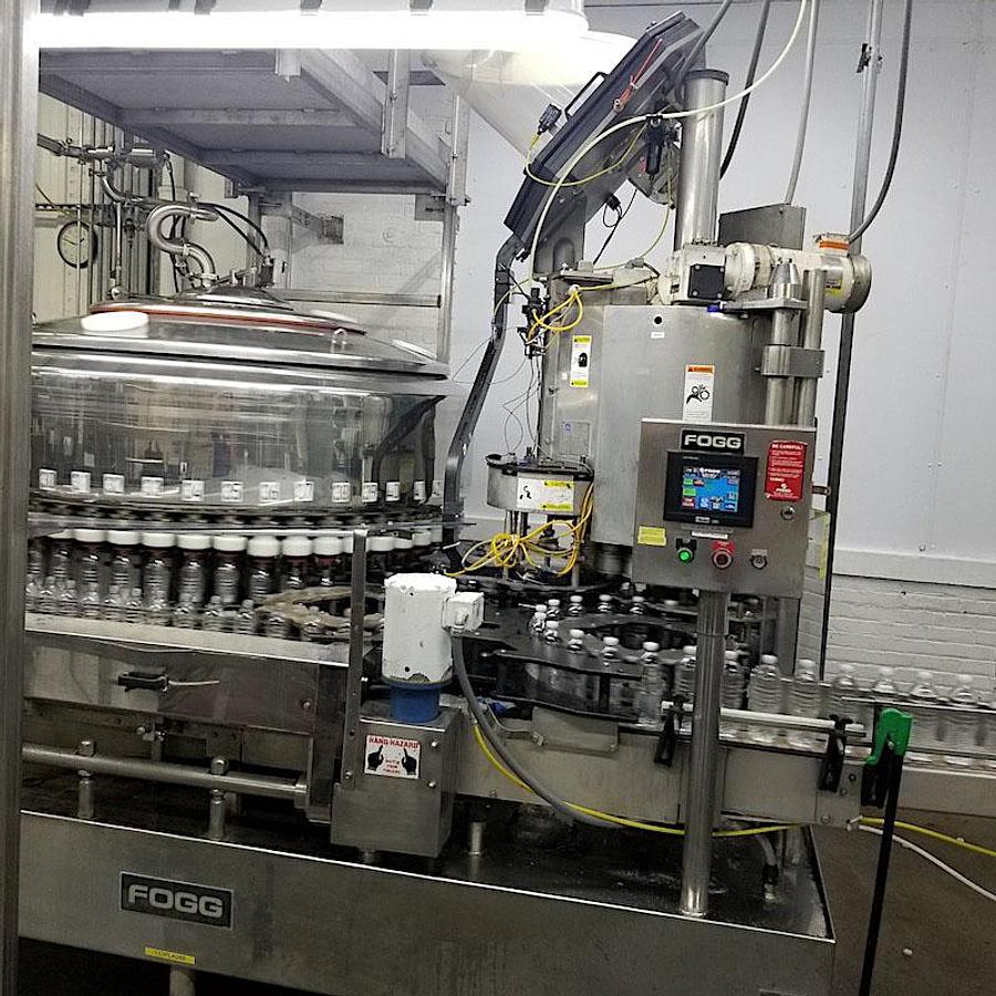 Used Fogg 54-Valve Filler with Alcoa 18-Head Screw Capper