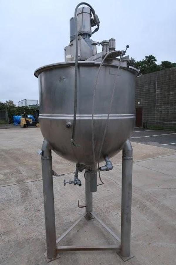 Used Groen 200 Gallon SS Twin Action Kettle, 90 PSI Jacket