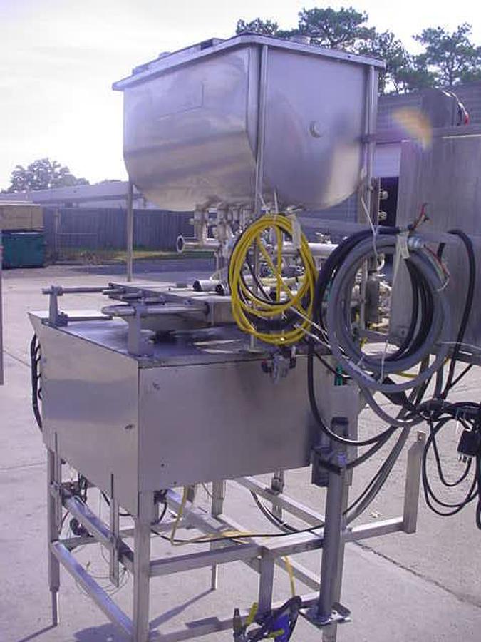 Used Simplex V-400 Automatic Four Piston Filler, Ss