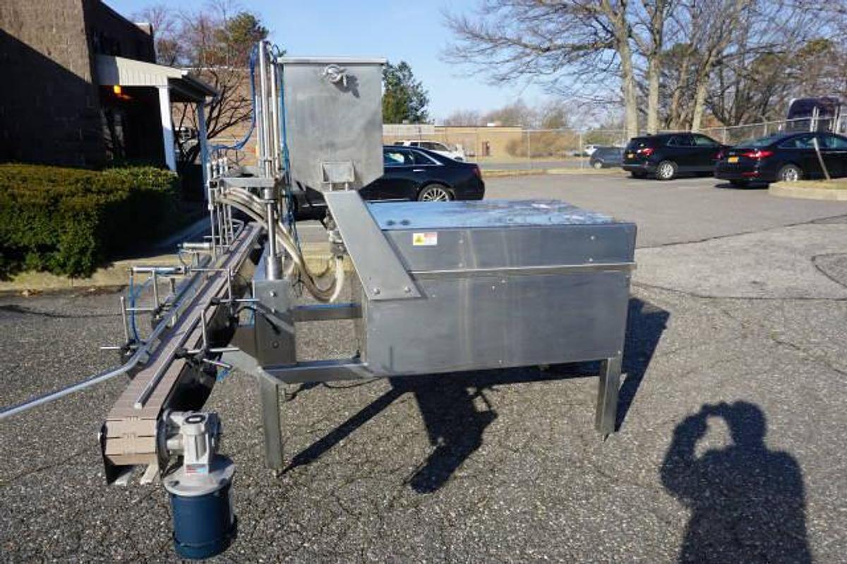 Used Acasi Four Head Automatic Piston Filler,  Like New