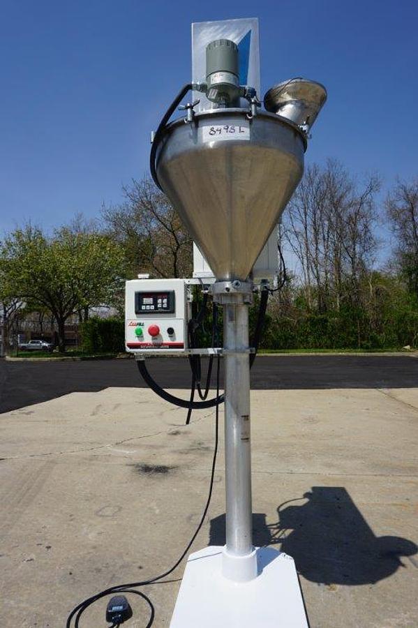 Used All Fill Single Auger Powder Filler, Foot Switch Actuated Dual Motor